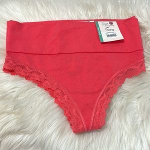 Super Soft Secret Treasures Thong Panties. Size 4-6